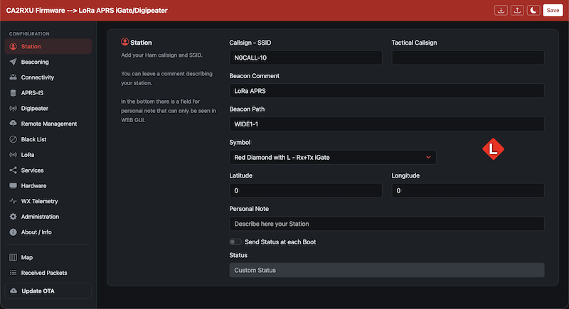 new menu