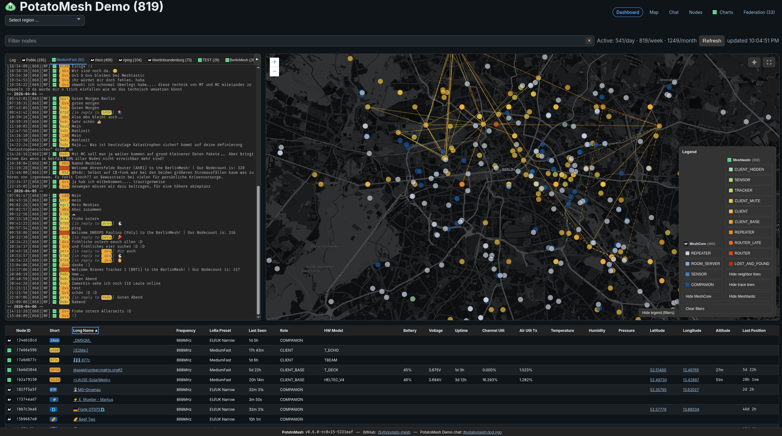screenshot of the sixth version