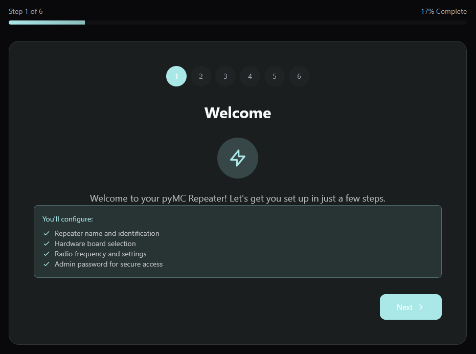 Onboarding Step 1