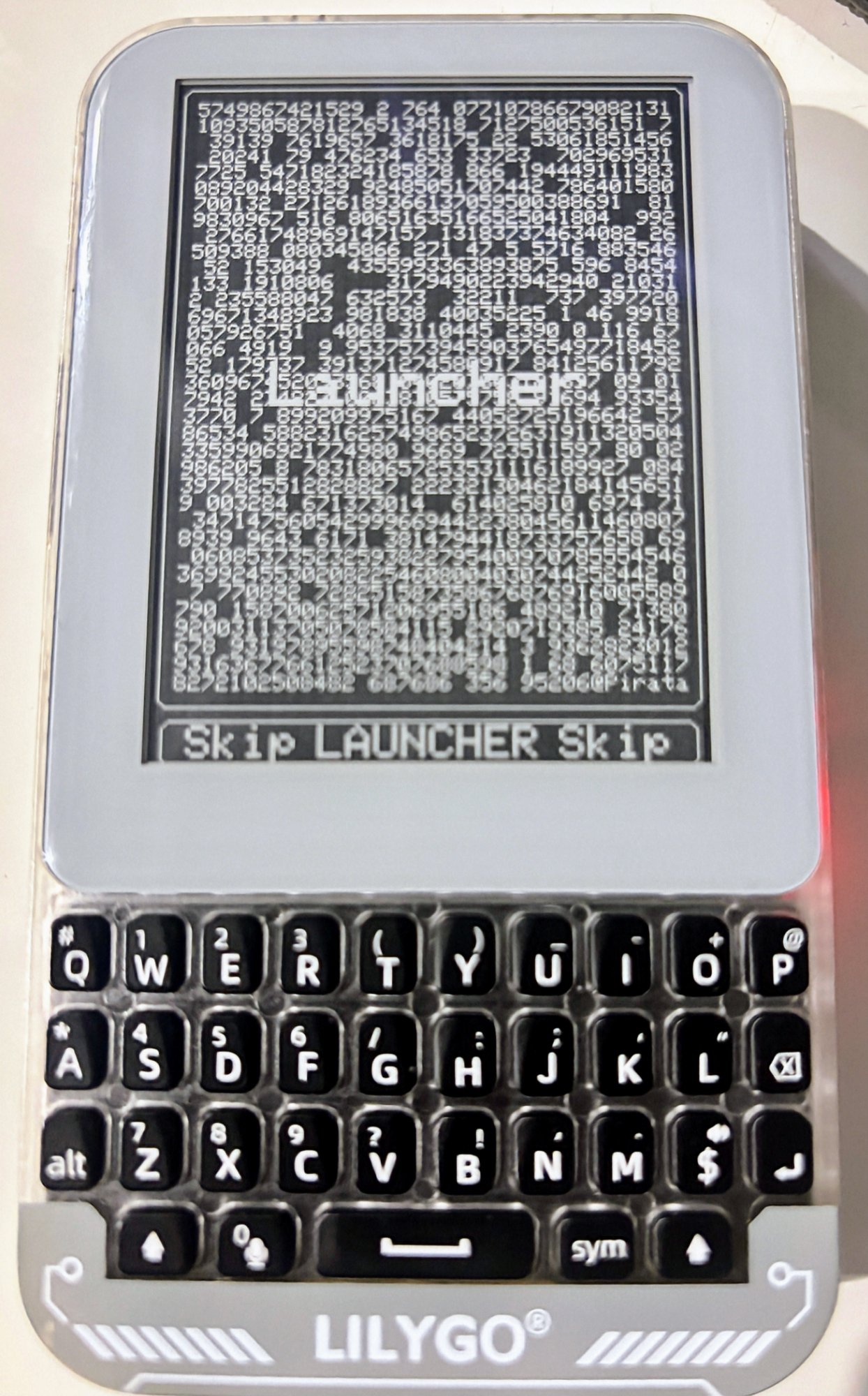 Launcher boot screen